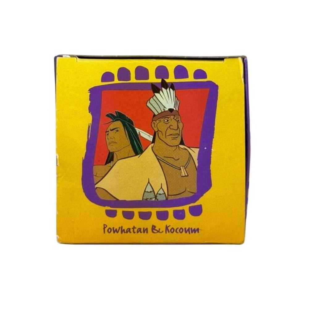 Disney Pocahontas Colors of Wind Collection Figure Powhatan & Kocoum Cup Vintage